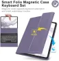 Нова Универсална Клавиатура и Смарт Кейс за таблет Galaxy Tab S8 Plus/S7 FE, снимка 3