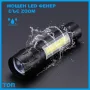 НОВ LED ФЕНЕР С 3 РЕЖИМА ПРЕЗАРЕЖДАЕМ USB КАБЕЛ.ДЖОБНО ФЕНЕРЧЕ ФЕНЕРИ FLASHLIGHT FENERCHE FENER ТОП, снимка 1