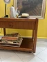 Ретро дървена маса/ шкаф на колелца , снимка 11