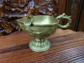 старинен месингов пепелник, снимка 4