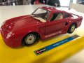 ТОП ЦЕНА НОВА колекционерска количка PORSCHE 959 1:24 мащаб на марката BBURAGO, снимка 4