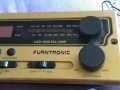 Furntronic радио 1990 г-Furntronic UKW/MW Furniture Clock Radio FCR 10 goldfarben-немско работи, снимка 5