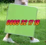 Сгъваема къмпинг маса с 4 стола 120х60 см, градинска маса 120х60 със столчета, зелена, снимка 5