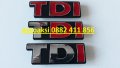 3D Метални емблеми TDI/ТДИ предна решетка , снимка 1