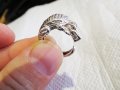 Мъжки сребърен пръстен КРОКОДИЛ - покажи търпеливост сила и мъдрост като крокодила , снимка 5