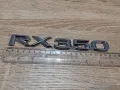 сребрист надпис Lexus RX 350, снимка 2