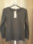 Чисто нова черна блуза дълъг ръкав, с етикета , изчистена , памук+еластан , различни рри, гарваново , снимка 3