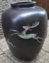 Огромна стара ваза - немска керамика с печат - делва, снимка 4