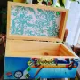 Ръчно изработена дървена кутия , снимка 6