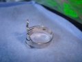 КРАСИВ ВИНТИДЖ СРЕБЪРЕН АРТ ПРЪСТЕН СРЕБРО 925 РЪЧНА МАЙСТОРСКА ИЗРАБОТКА 27330, снимка 7