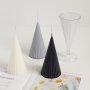 Голям молд за свещи конус , голяма свещ 3D конус , пирамида , сапун , фондан , , снимка 4
