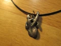 Стара изработка символ на плодородието, фалос 18 + еротика  с вързанка за врата , снимка 1