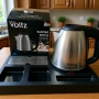 Комплект електрическа кана Voltz с поднос за кафе и чай, снимка 3