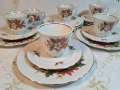 немски порцеланов сервиз за кафе дъбов лист Johann Feltmann 33/2, снимка 2