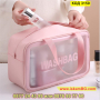 Чанта органайзер за козметика при пътуване с дръжки Washbag - КОД 3150