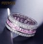 Годежен пръстен с Розови Кристали