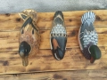 Ръчно изработено и боядисано дървено пате, снимка 4
