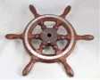 404 Корабен рул,щурвал от мостика на търговски кораб. , снимка 4