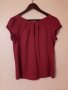 Нова Zara блузка тъмно червена М размер, снимка 1 - Корсети, бюстиета, топове - 36983504