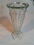 ретро стъклена релефна ваза 28/5, снимка 2