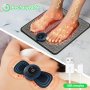 Комбинирана мускулна стимулация EMS + подложка за масаж на краката, снимка 1 - Масажори - 43763986