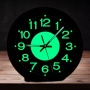 Светещ безшумен часовник за стена или маса, 26 см, снимка 2