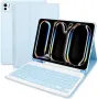 Нов Модерен калъф за таблет iPad Pro 11" 2024 с отделяща се клавиатура, снимка 2