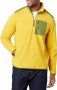 Мъжко поларено горнище за всекидневна употреба Жълто, снимка 1