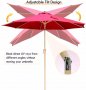 Плажен чадър / Градински Чадър с чупещо се рамо F900A02, снимка 3