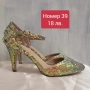 Дамски сандали и отворени обувки на ток номер 39, снимка 4