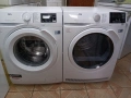 Комплект пералня и сушилня с термопомпа АЕГ Aeg A+++ 8кг 2 години гаранция!, снимка 3