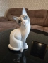 Статуетка "Бяло коте", снимка 1