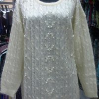 Дамски пуловери-макси размери-кашмир,мерино,ангора, снимка 16 - Блузи с дълъг ръкав и пуловери - 34864896