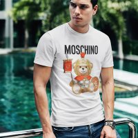  Мъжка тениска MOSCHINO 5 модела всички размери , снимка 6 - Тениски - 28402771