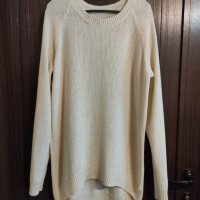 Дълга бяла  блуза / туника , снимка 1 - Блузи с дълъг ръкав и пуловери - 32319476