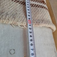 Стара дебела вълнена черга килим рогозка, снимка 6 - Антикварни и старинни предмети - 38207810