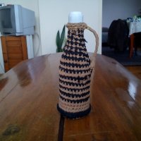 Старо плетено шише,бутилка #3, снимка 1 - Антикварни и старинни предмети - 28675176