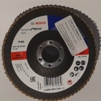 Ламелен диск Bosch X431 ф125х22,23, Р40, код:2608603716, снимка 6 - Други инструменти - 33529842