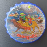 Голям автентичен магнит от Монголия-серия-отварачка, снимка 4 - Колекции - 43250857