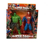 Комплект фигурки на Спайдърмен и Хълк (Spiderman & Hulk - Marvel, Avengers), снимка 1 - Фигурки - 39952050