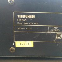 Ресивър Telefunken HR650 и Дек Telefunken HC650, снимка 8 - Ресийвъри, усилватели, смесителни пултове - 43475096