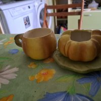 Сувенир чашка с чинийка и пепелник, снимка 2 - Декорация за дома - 40120073