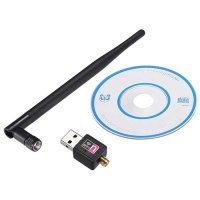 USB Wi-Fi адаптер с антена 5dBi - Промо, снимка 11 - Мрежови адаптери - 43203418