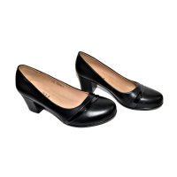 Дамски елегантни обувки в черно  7Е606-2, снимка 2 - Дамски елегантни обувки - 44138473