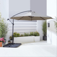 Градински чадьр, 300 × 258 см, цвят антрацит  ., снимка 3 - Градински мебели, декорация  - 44889386
