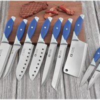 🔪 Комплект висококачествени кухненски ножове 3бр CUTLERY, снимка 9 - Прибори за хранене, готвене и сервиране - 32398839