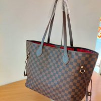 Кафява чанта Louis VuittonNeverfull- 185-10, снимка 3 - Чанти - 33326911