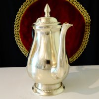 Старинна кана,чайник,никелово сребро 1 кг. , снимка 5 - Антикварни и старинни предмети - 37275187