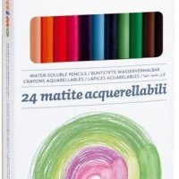 Акварелни моливи Primo - 24 цвята, триъгълни, снимка 2 - Ученически пособия, канцеларски материали - 43950752