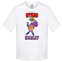 Детска тениска Shelly Brawl Stars, снимка 2 - Детски тениски и потници - 32928580